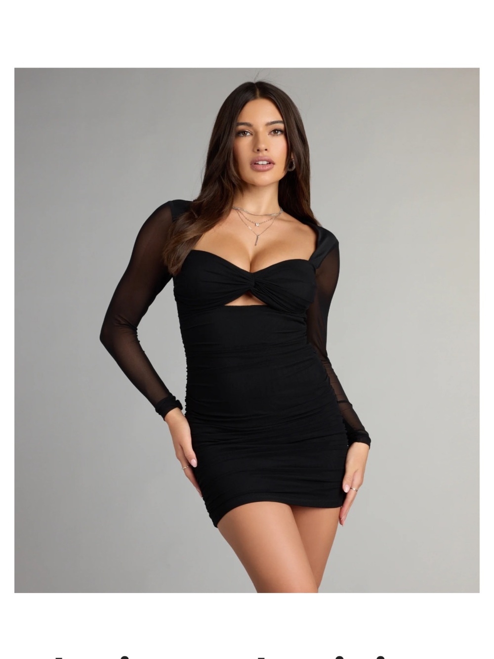 Windsor Black Mini Dress
